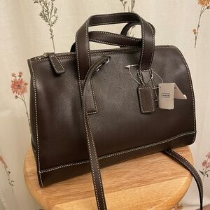 Vintage coach Hamptons leather duffle